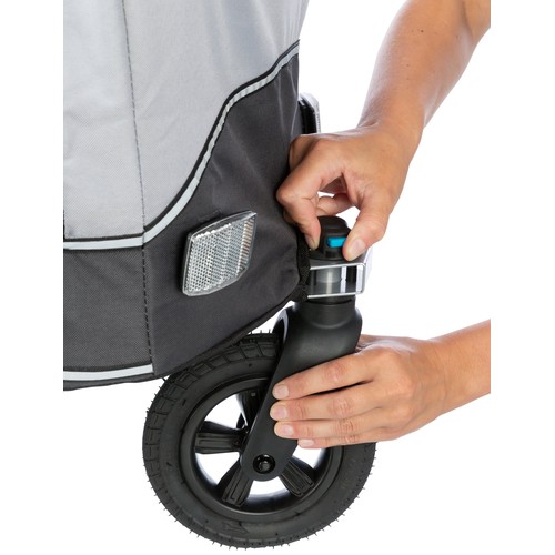 Hondenfietskar TRIXIE, S tot XL 11 Los voorwiel monteren voor het ombouwen tot hondenbuggy