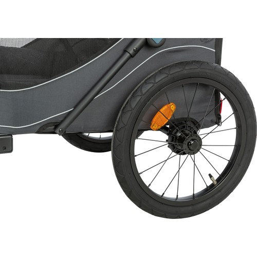 Hondenfietskar TRIXIE, S tot XL 7 Wiel van de hondenfietskar met snelbevestigingssysteem en reflector