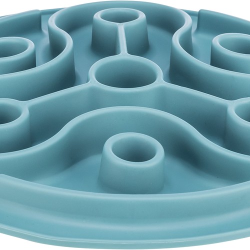 Voedermat hond Trixie Slowfeeder 28 cm 8 Trixie voedermat tegen schrokken, blauw, doorsnede 28 cm