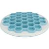 Trixie Slow Feeding voederplaat Hive in wit en blauw, bijenkorfpatroon, ø30 cm