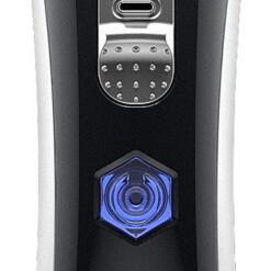 wahl-smart-clip-detail-bediening.jpg Detailweergave van de bediening en schakelaars van de Wahl Smart Clip hondentondeuse met precisie-controls