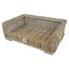 Boony Est 1941 rotan hondenmand | 3 maten 1 Boony Est 1941 rotan hondenmand op houten pootjes, schuin van voren