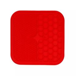 Eat Slow Live Longer likmat Duo in rood met nopjes en honingraat