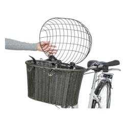 Afneembare draadkoepel van de fietsmand voor honden
